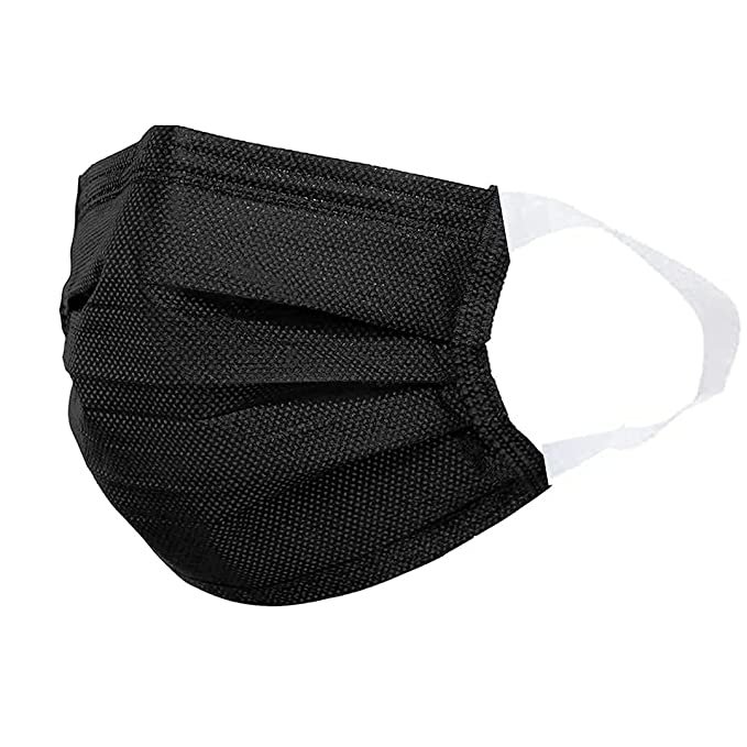 black-soft-loop-surgical-mask